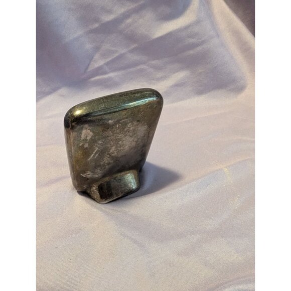 Vintage Sheridan Silver-Plated Quartz Desk Clock Paperweight - Picture 2 of 4